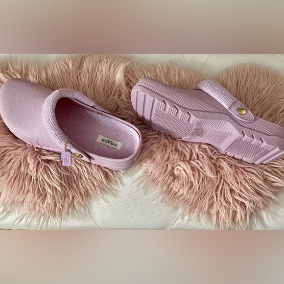 NEW Coach Lola Light Violet Purple Clogs Size 11B - Picture 3 of 16